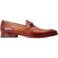 Base London Russo Chaussures À Enfiler Pour Hommes En Cuir Brûlé.