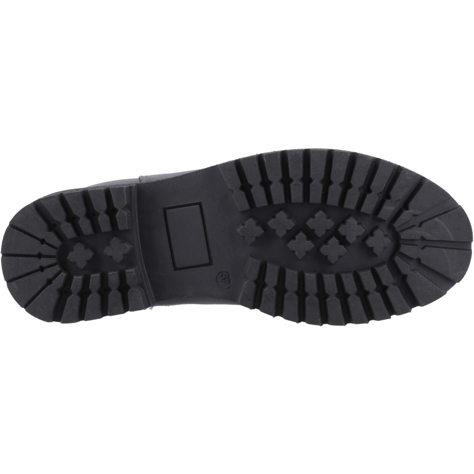 Hush Puppies Wynter Bottes Plates Chelsea Noires En Cuir Pour Femmes