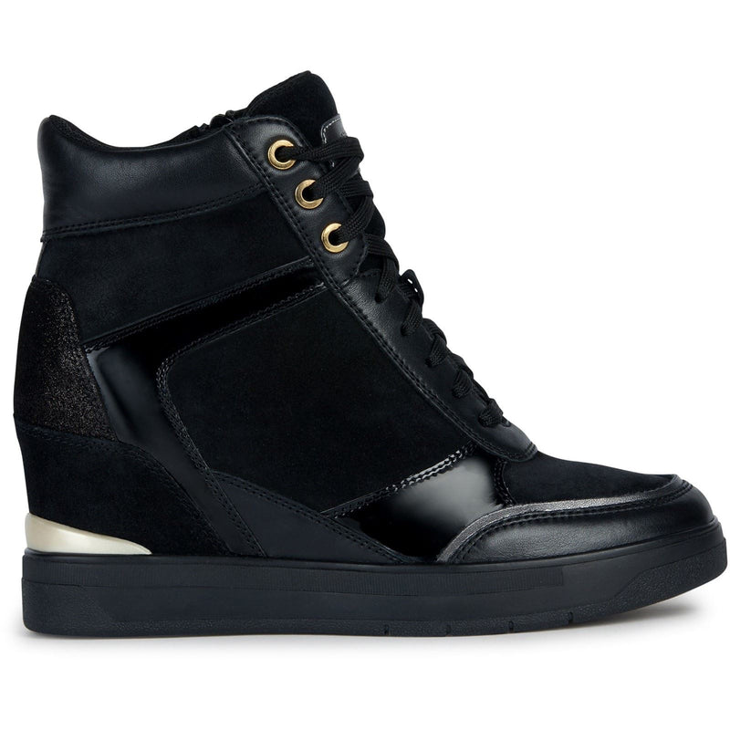 Geox D Maurica Baskets Noires Pour Femmes