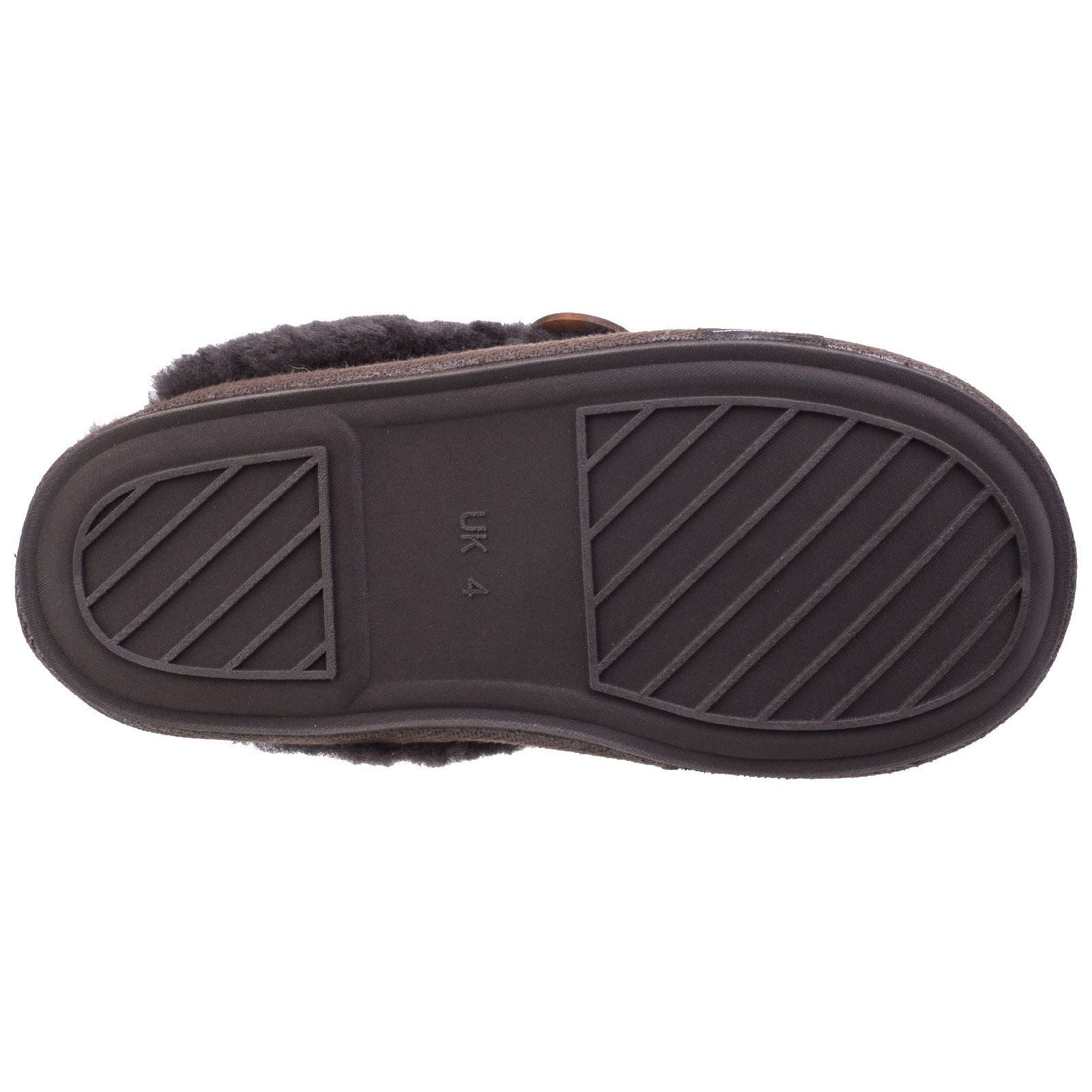 Cotswold Lechlade Mules En Cuir Pour Femmes De Couleur Chocolat