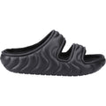 Crocs Classic Cozzzy Overpuff sandales noires pour femme en thermoplastique