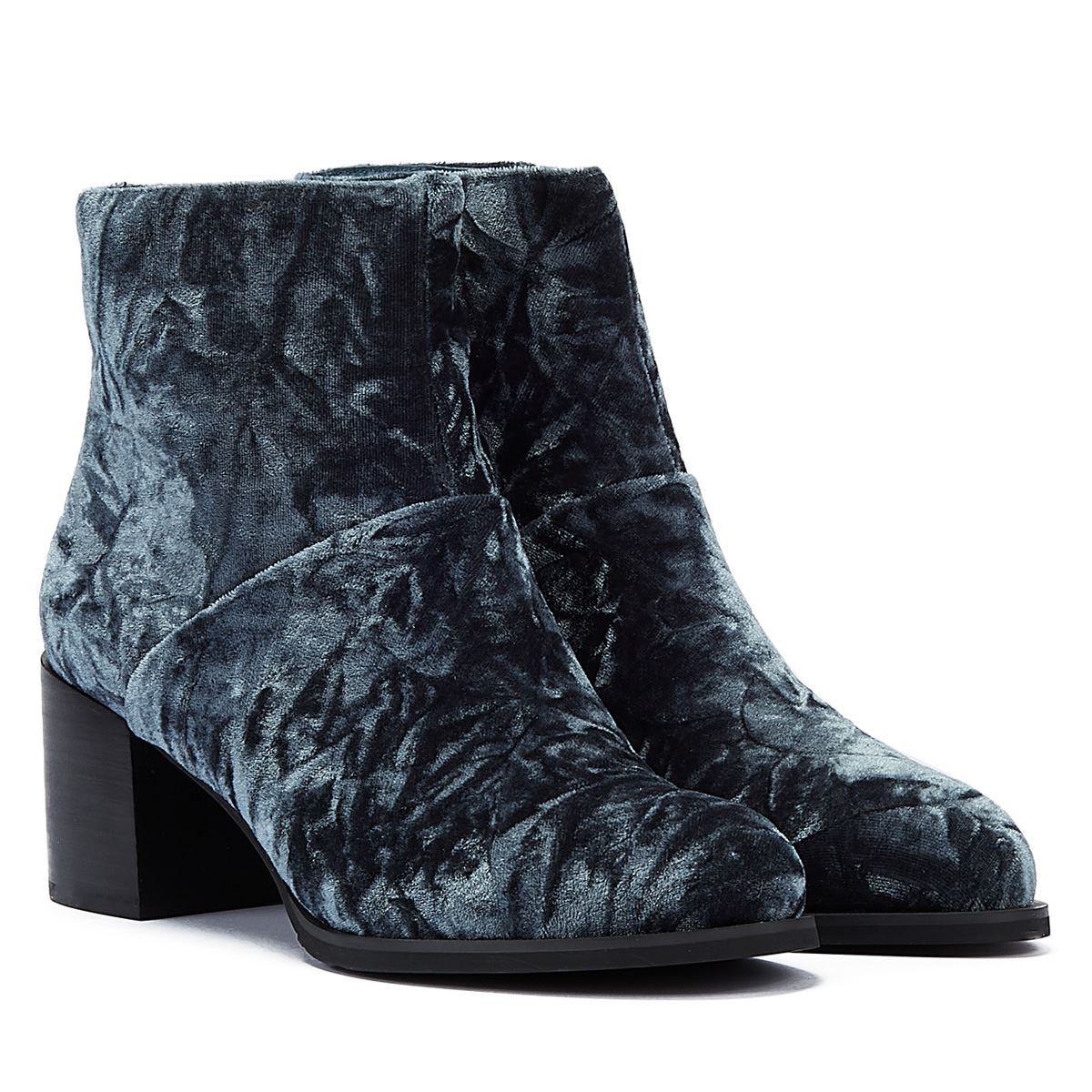 Shoe The Bear Ceci Bottes Grises Pour Femmes En Velours Profond Blush