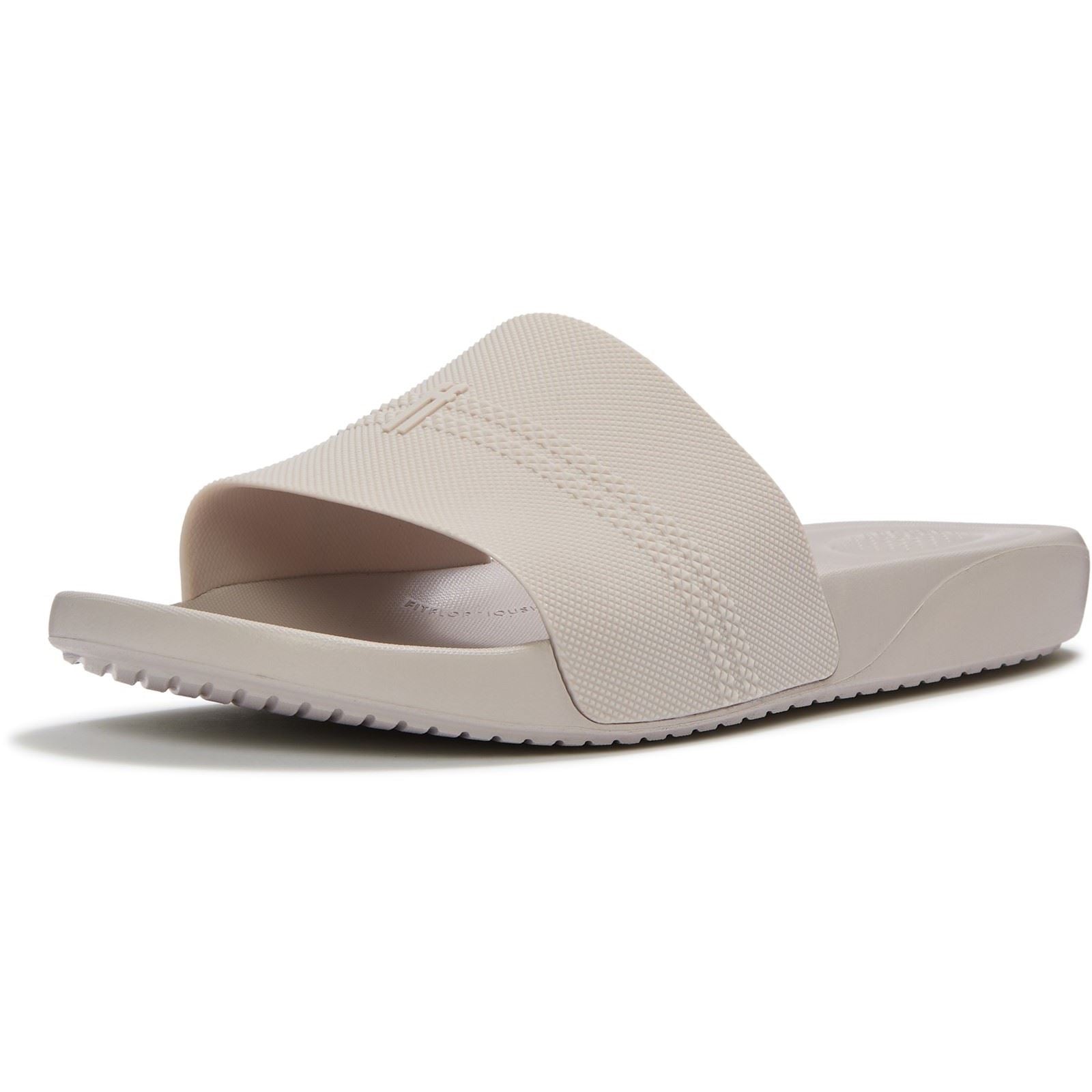 Fitflop iQushion Pool Claquettes Gris Pâle Pour Homme En Polyuréthane