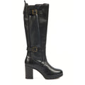 Pod Nitika Bottes Noires En Cuir Pour Femmes