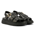 FitFlop GEN-FF Fisherman Sandales Noires Pour Femmes En Cuir