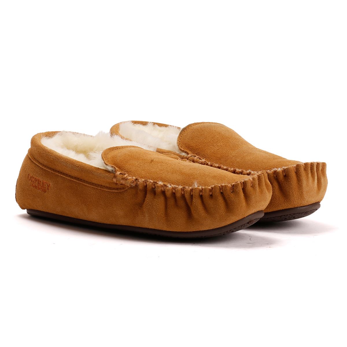 Osprey London The Sunday Chaussons Marron En Suède Pour Homme