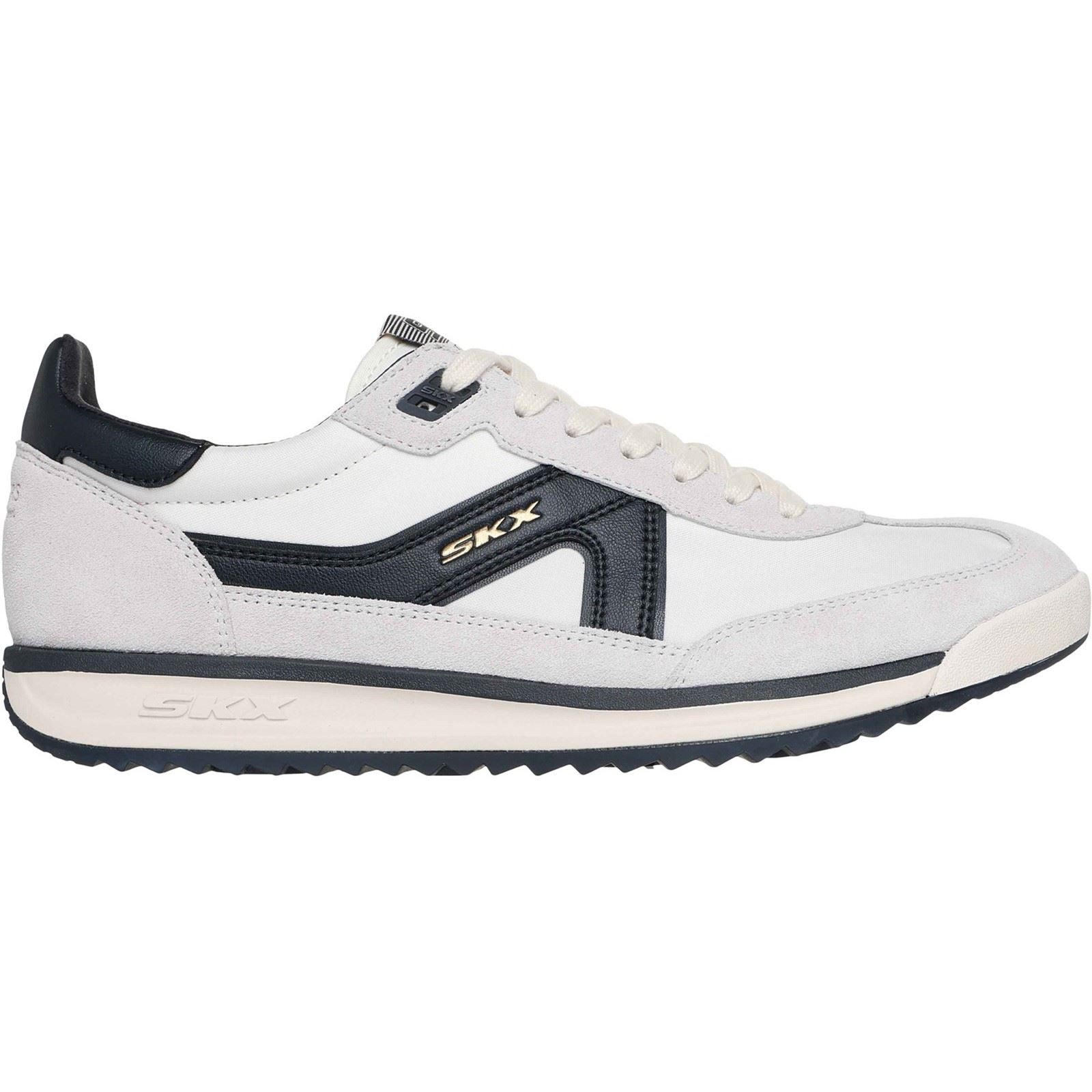 Skechers SKX 92 Spective Baskets En Cuir Pour Hommes Blanches/Noires