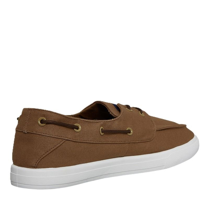 Penguin Sailor Chaussures À Lacets Marron En Toile Pour Hommes