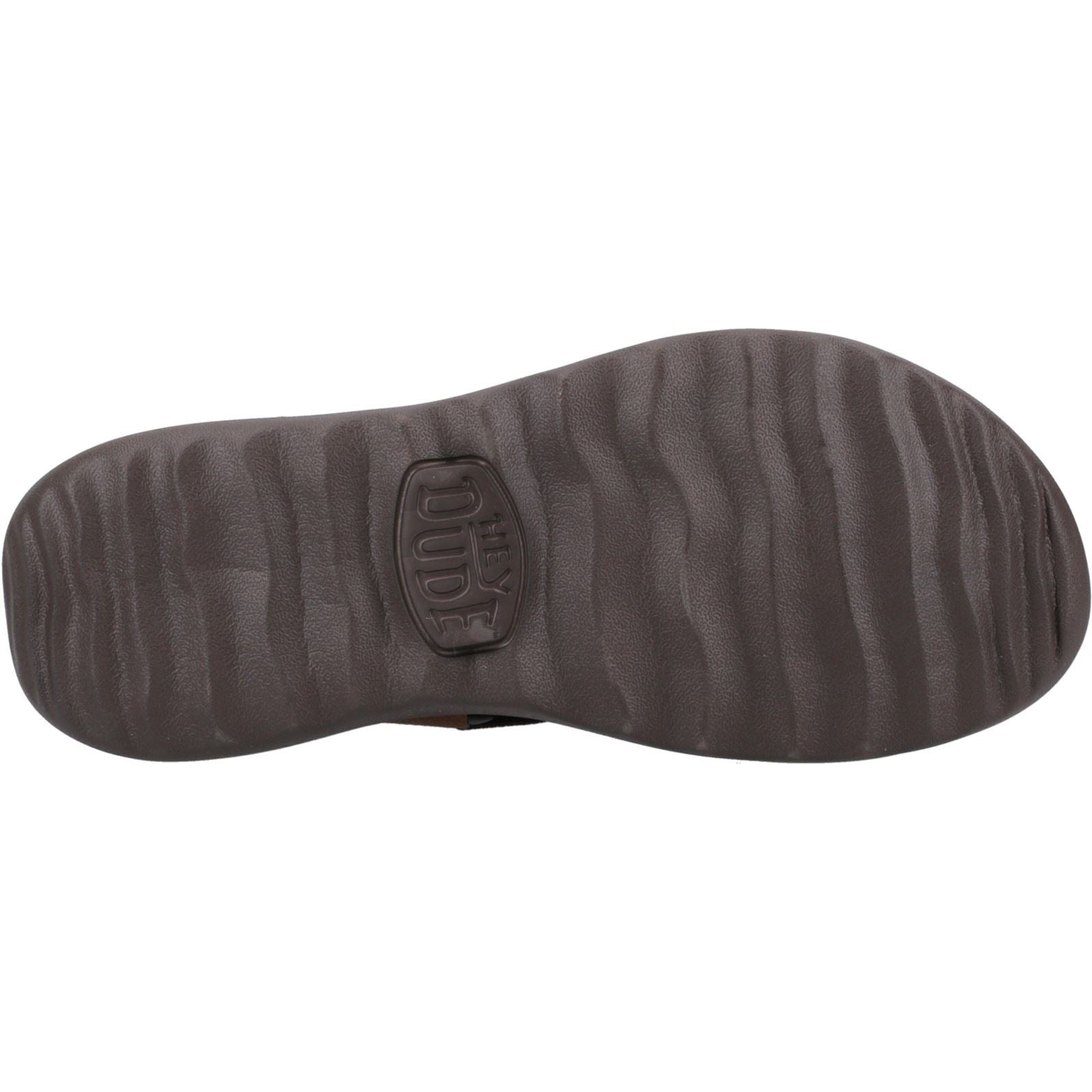 HEYDUDE Carson Sandales Marron Pour Hommes