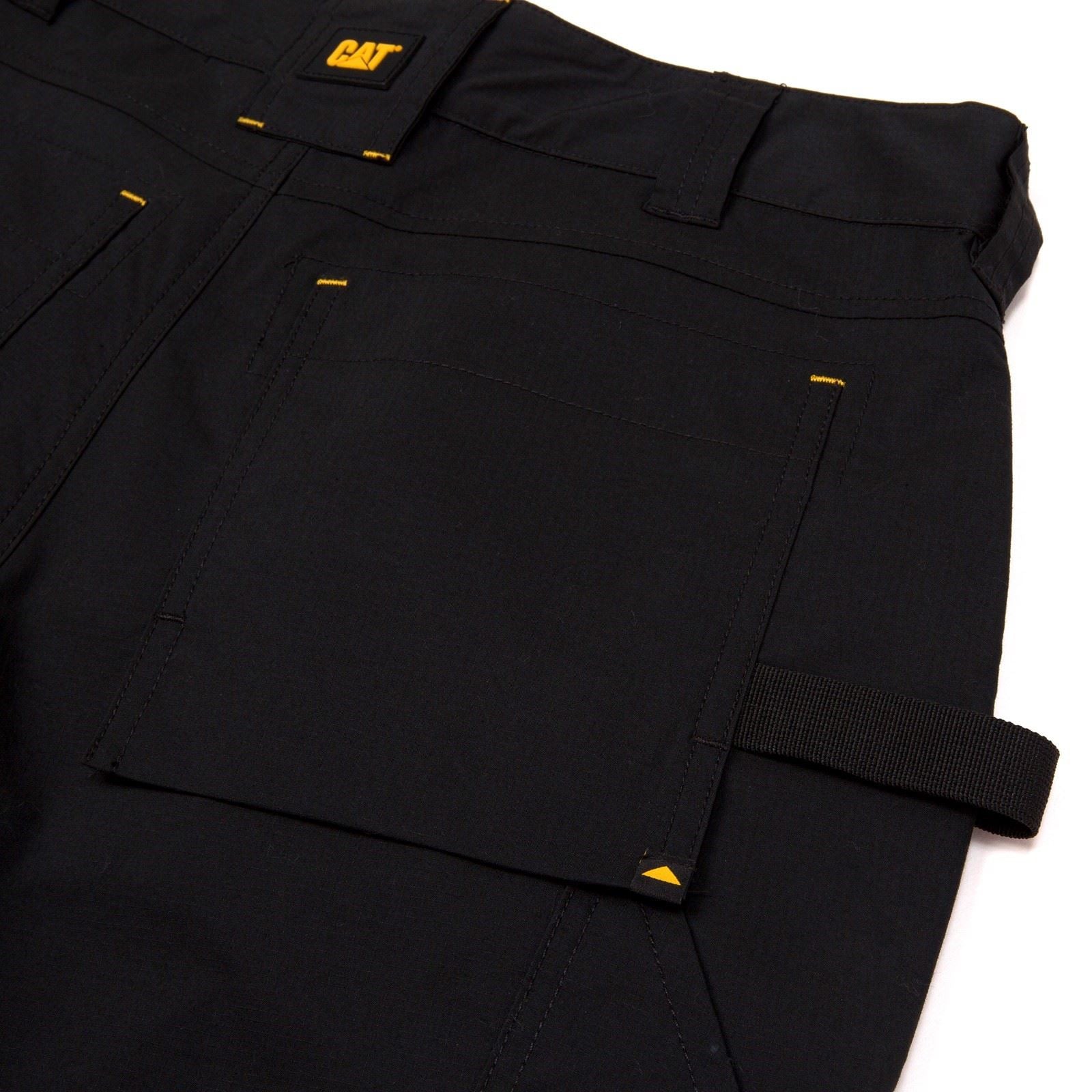 Caterpillar Nexus Holster Stretch Shorts De Travail Noirs En Coton Pour Homme
