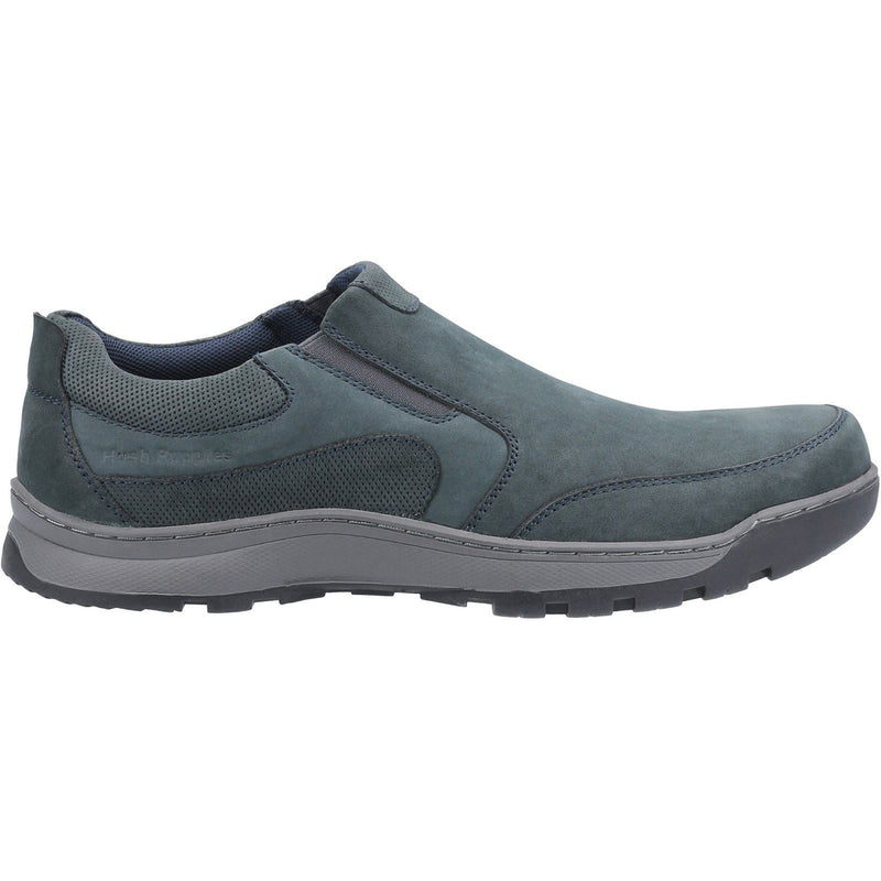 Hush Puppies Jasper Mocassins En Nubuck Bleu Marine Pour Hommes