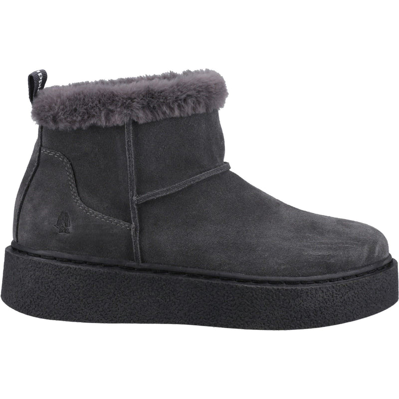 Hush Puppies Becca Bottes D'hiver Pour Femmes En Suède Couleur Anthracite