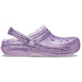 Crocs Classic Lined Sabots Violets En Mousse Thermoplastique Unisexe Pour Enfants