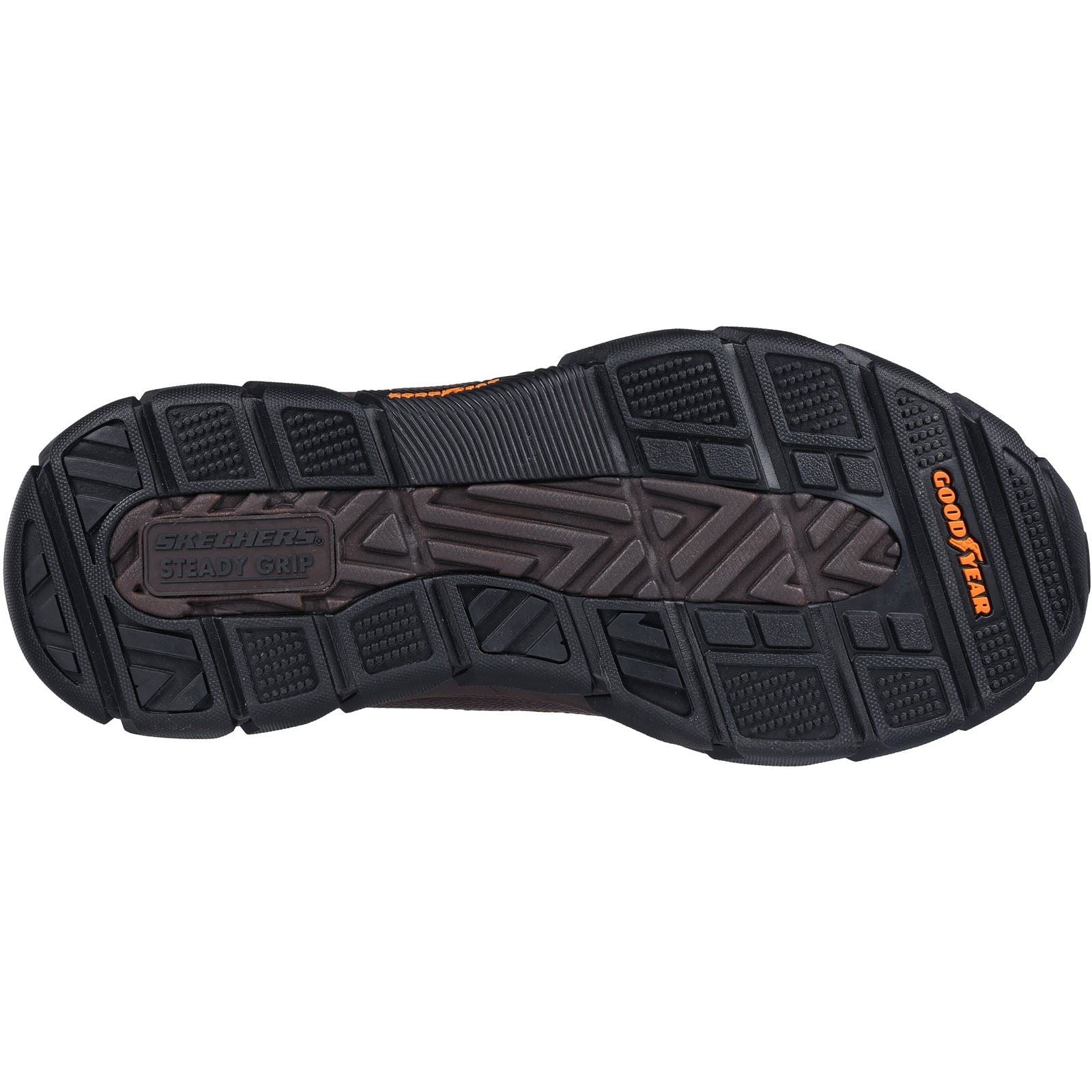 Skechers Respected Boswell Chaussures De Randonnée Synthétiques Pour Hommes, Rouge/marron