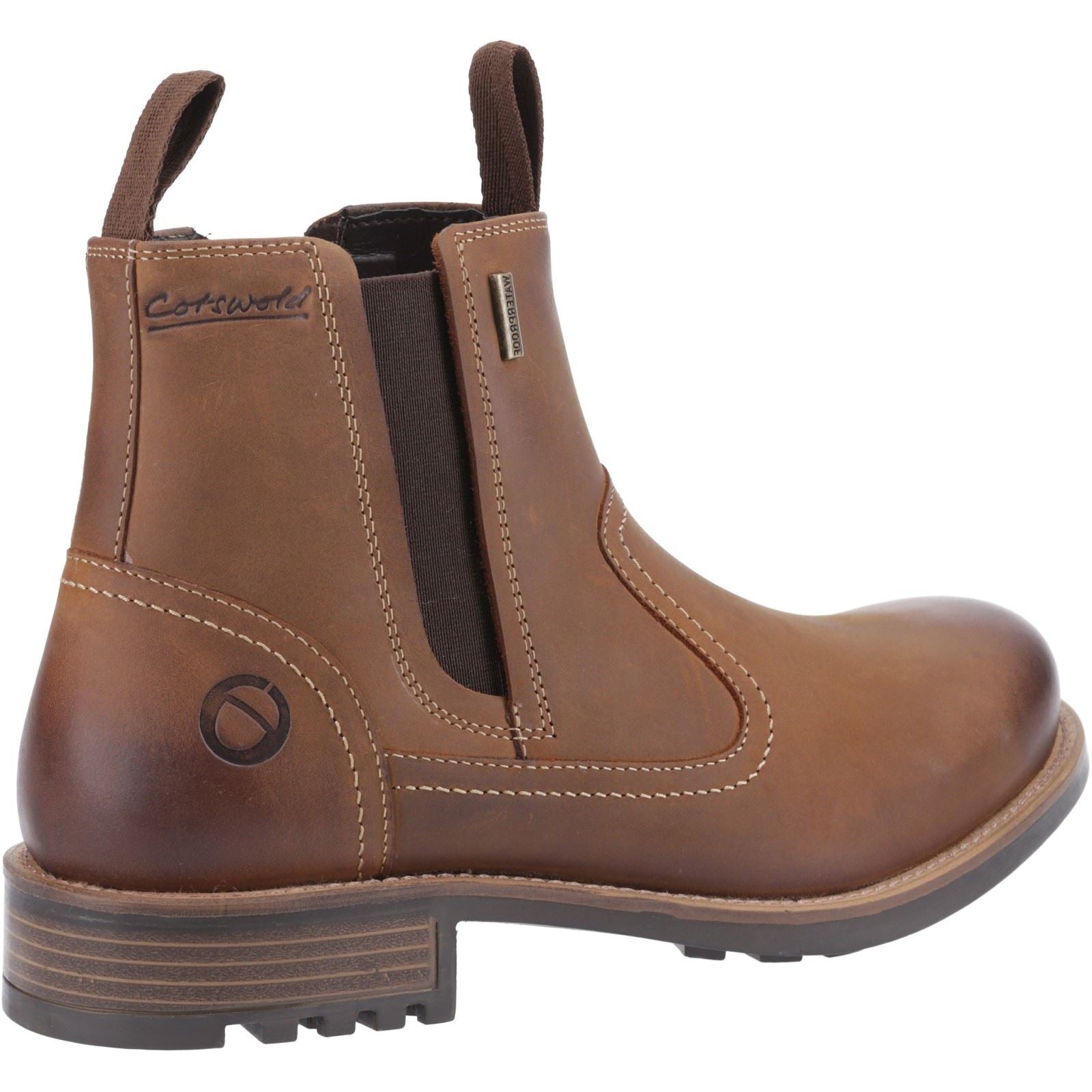 Cotswold Worcester Bottes De Cheville Beige Clair Pour Homme En Cuir
