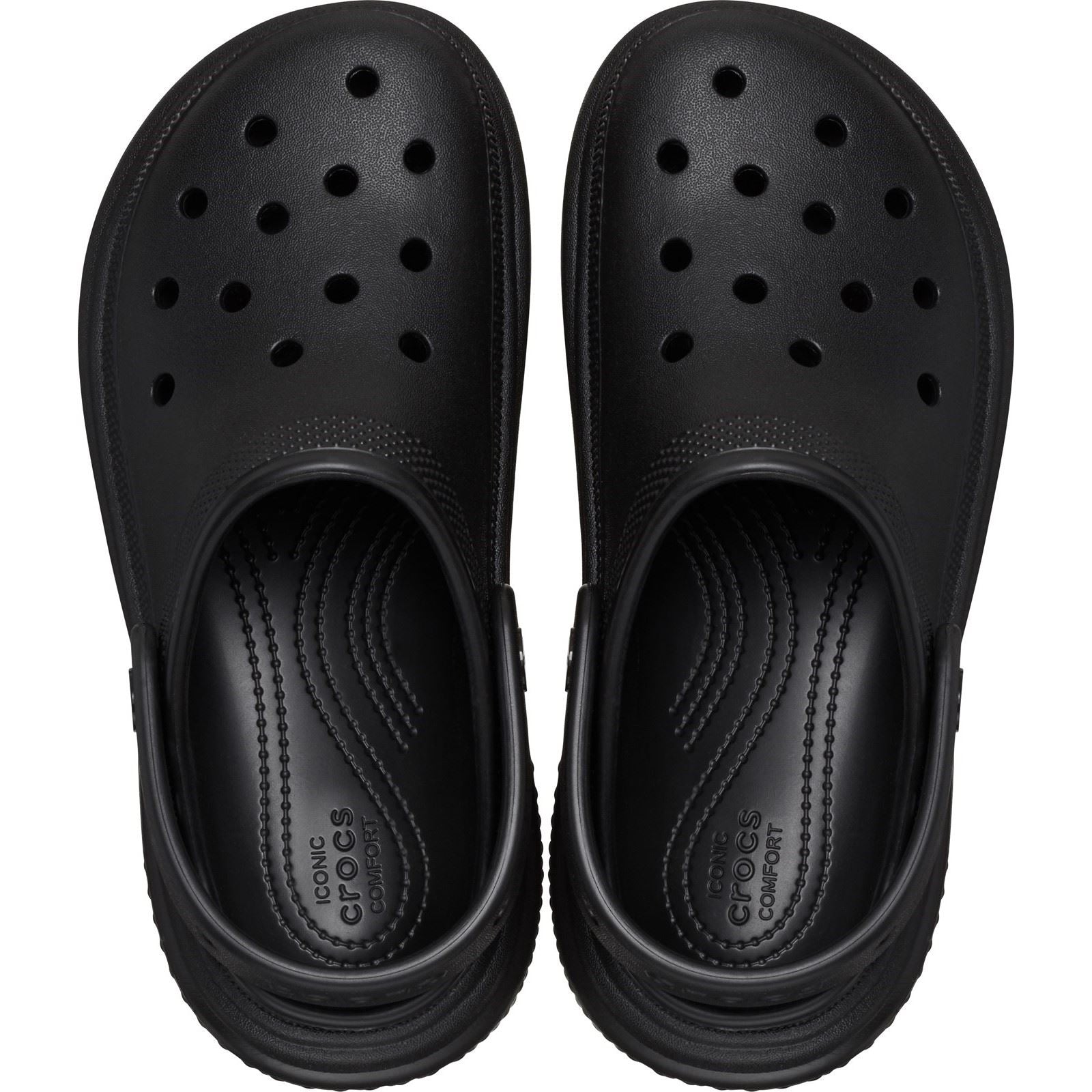 Crocs Stomp Clog sabots noirs en thermoplastique