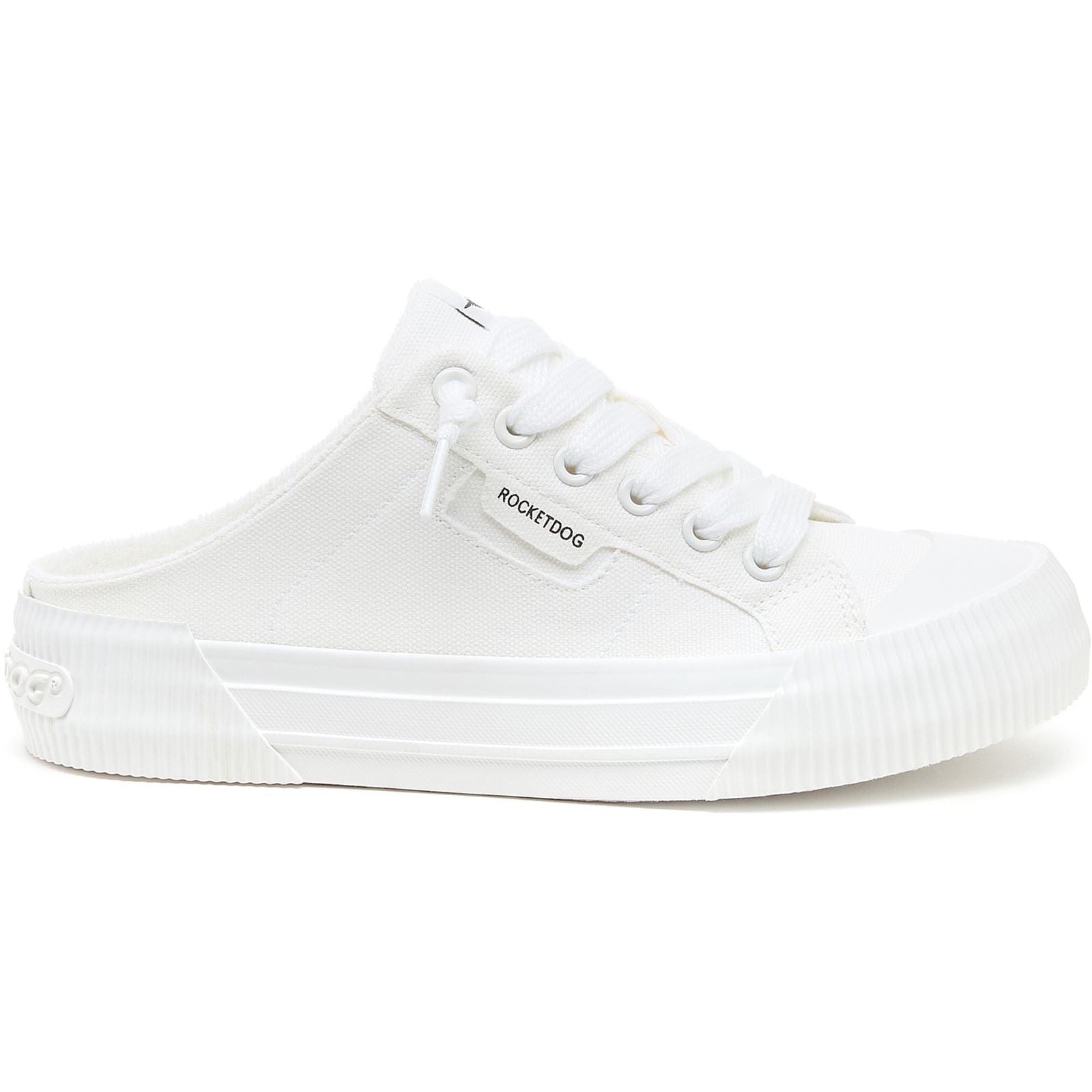 Rocket Dog Cheery Mule Canvas Mules Blanches En Textile Pour Femmes