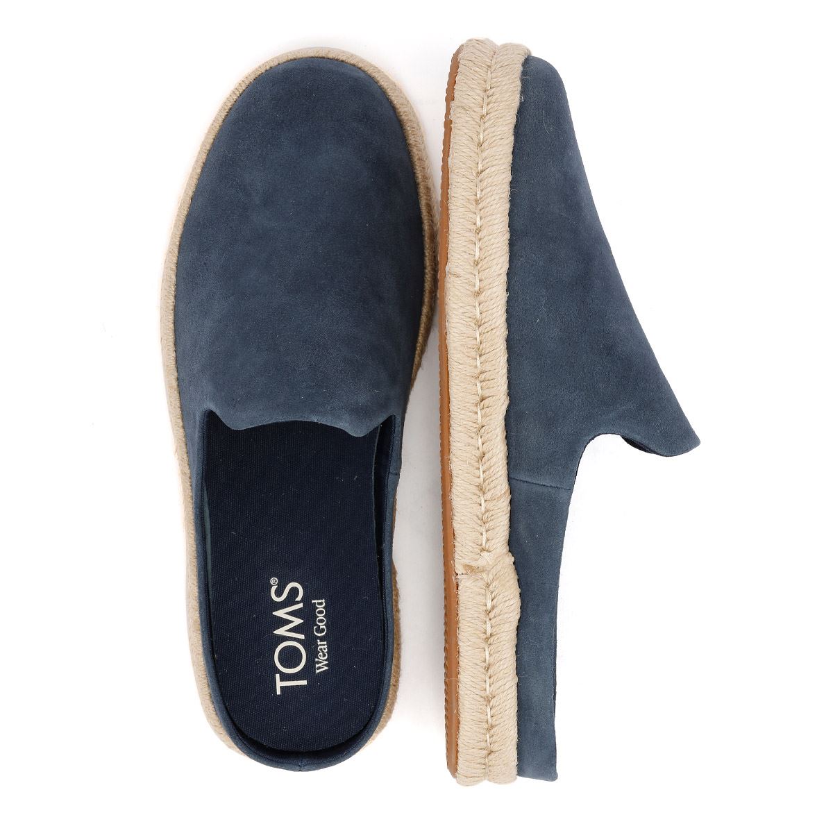 TOMS Santiago Sabots Bleus Pour Hommes En Suède