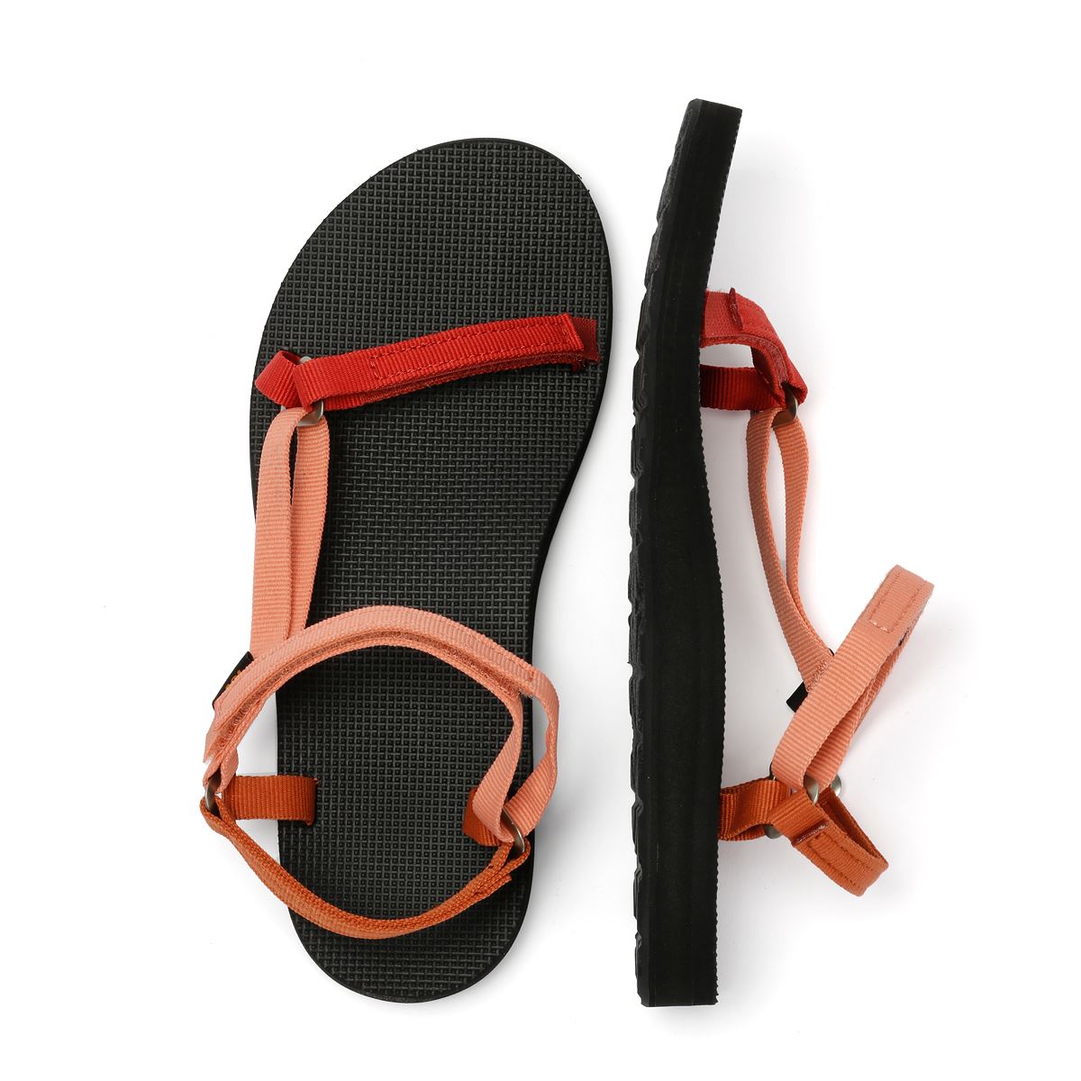 Teva Original Universal Slim Sandales Rouges Pour Femmes