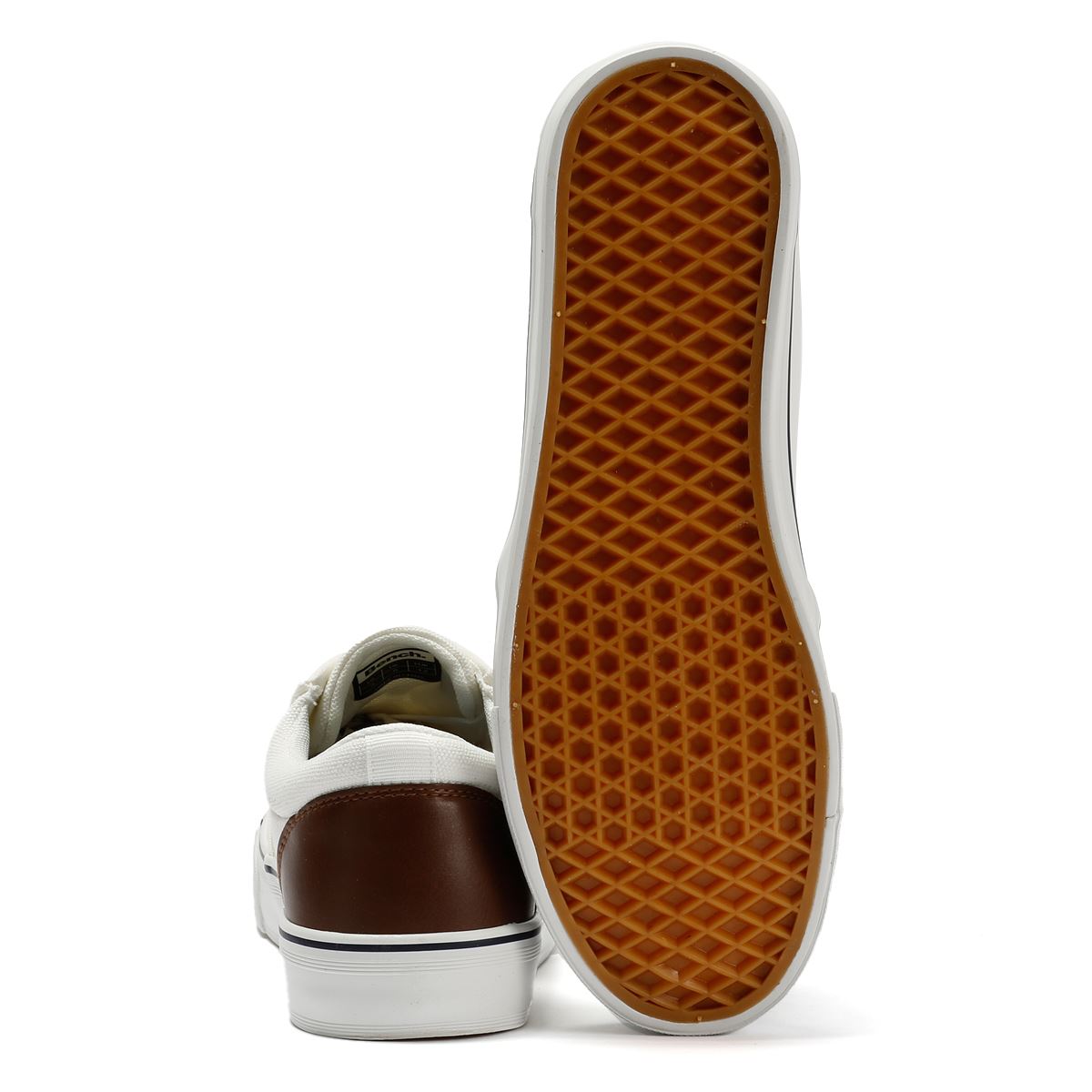 Bench Donnie Baskets Blanches En Toile Pour Hommes