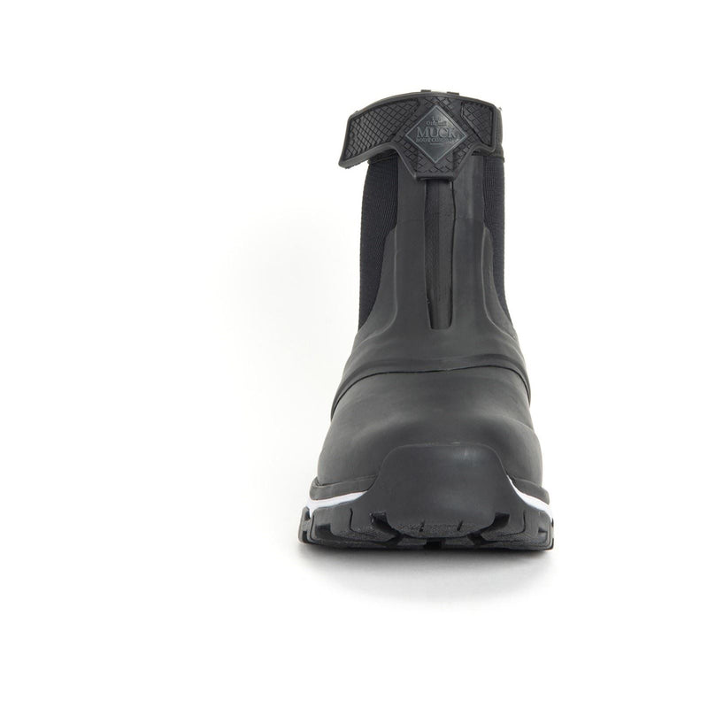 Muck Boots Apex Mid Zip Bottes En Caoutchouc Noires/Blanches Type Wellington