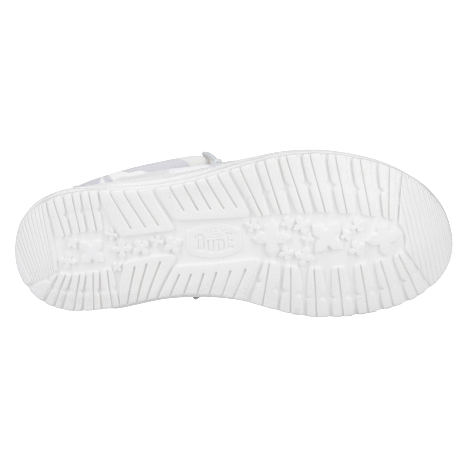 HEYDUDE Wally Washed Camo Chaussures Bateau Pour Homme En Camo Désert En Nuances De Gris