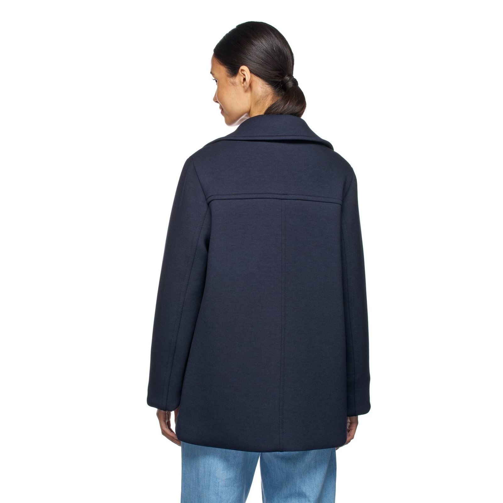 Geox W GARDENIA Manteau En Pois Bleu Pour Femme