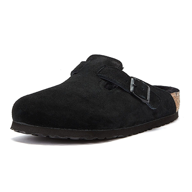 Chaussons Birkenstock Boston Shearling Noir