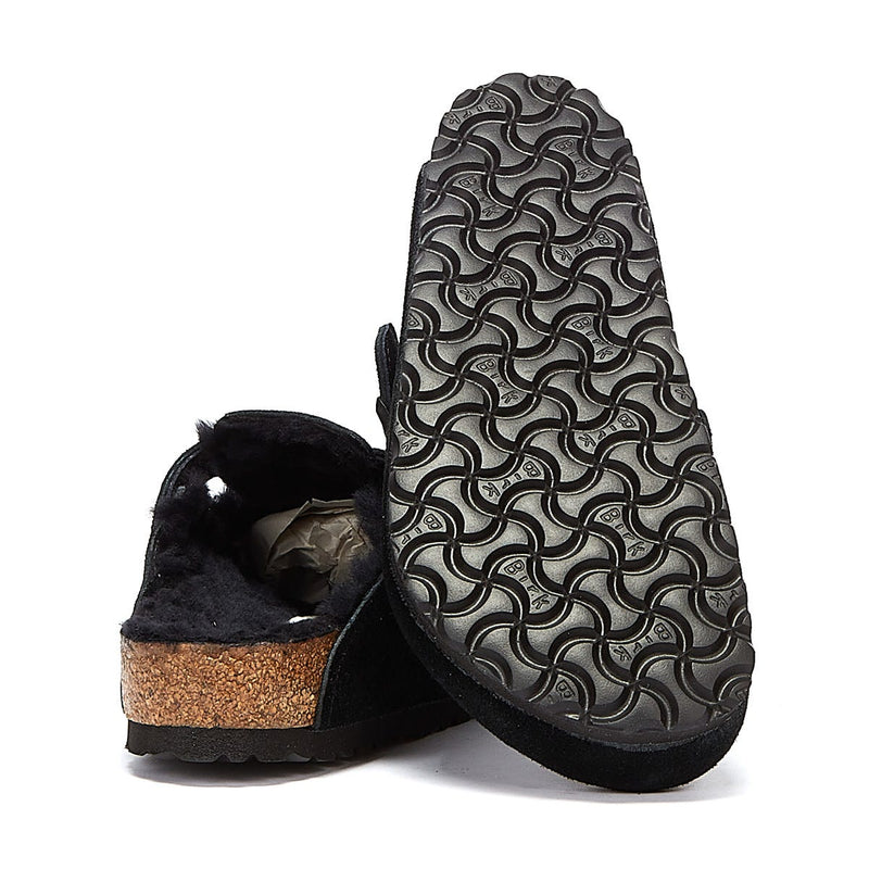 Chaussons Birkenstock Boston Shearling Noir