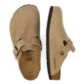 Sabots Birkenstock Boston Waxy Tabac Marron