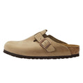 Sabots Birkenstock Boston Waxy Tabac Marron