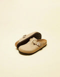 Sabots Birkenstock Boston Waxy Tabac Marron