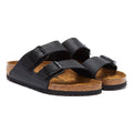 Birkenstock Arizona Birko-Flor Hommes Sandales noires régulières