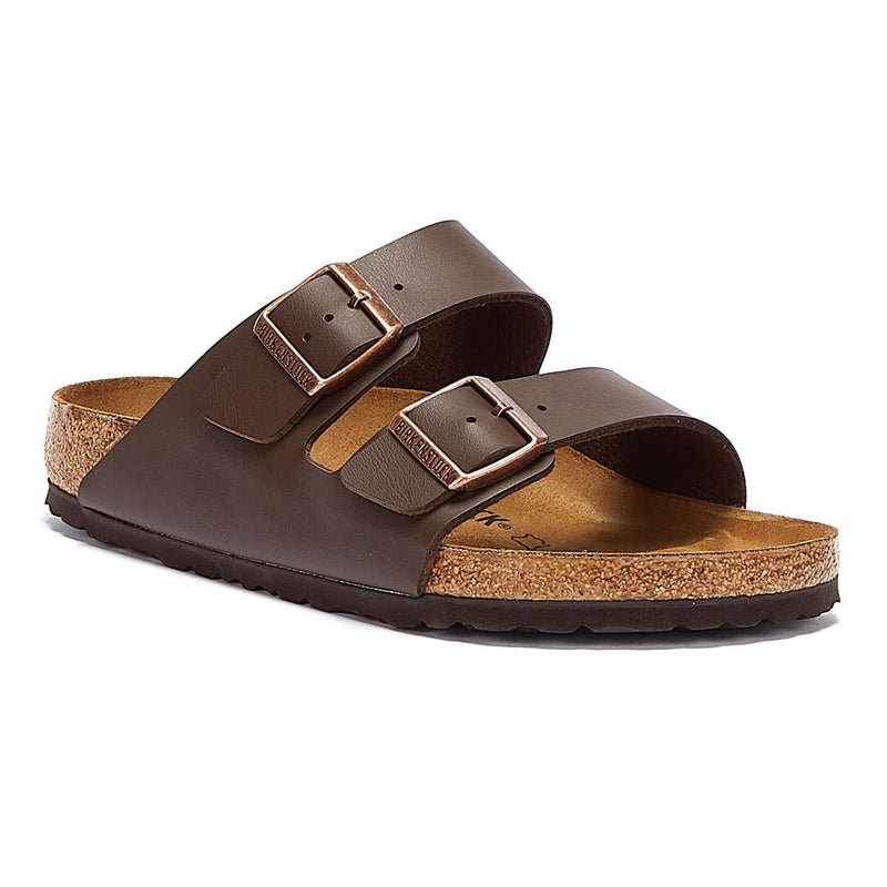 Birkenstock Arizona Birko-Flor Hommes Sandales marron régulières
