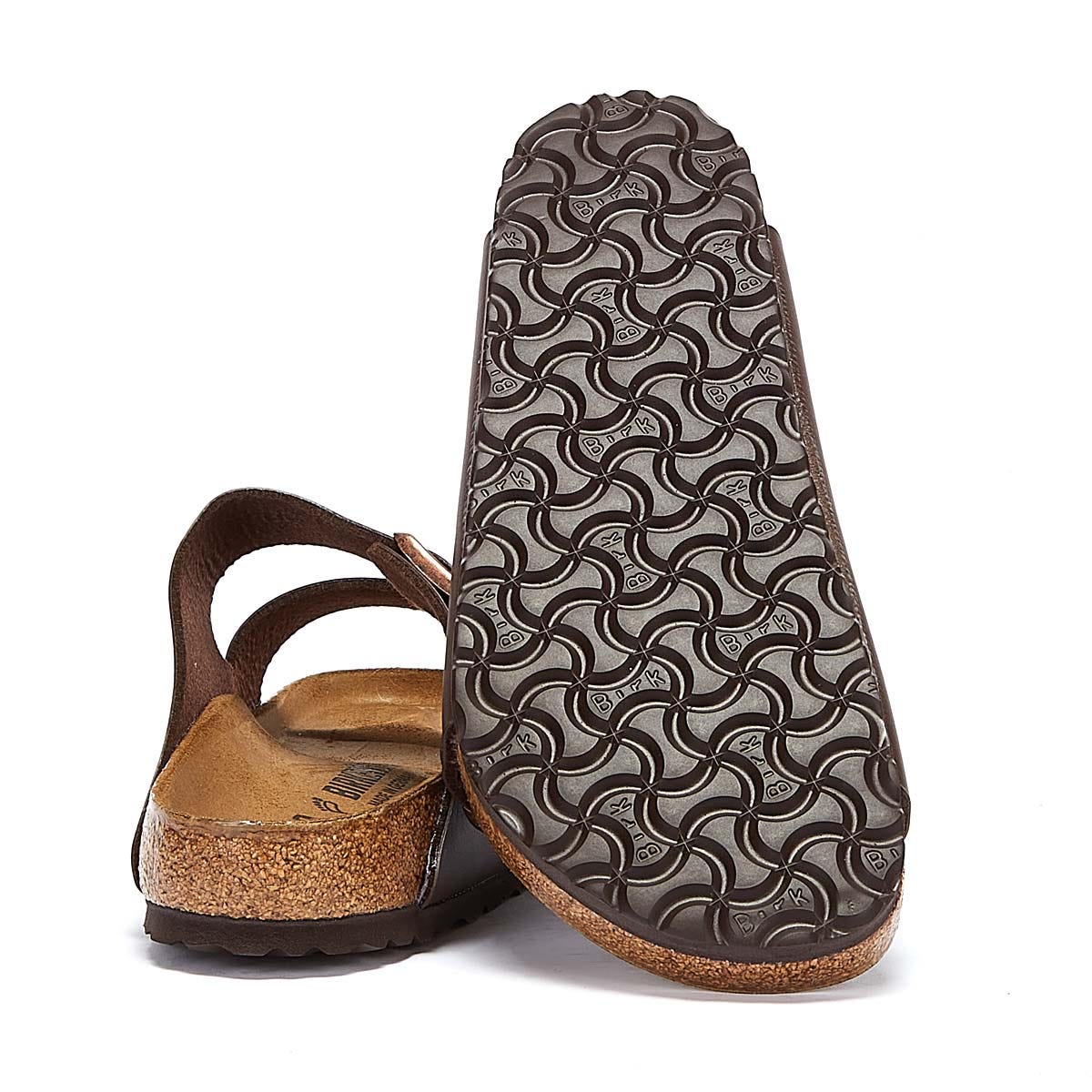 Birkenstock Arizona Birko-Flor Femme Sandales marron régulières