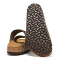 Birkenstock Arizona Birko Flor Nubuck Stone Sandales
