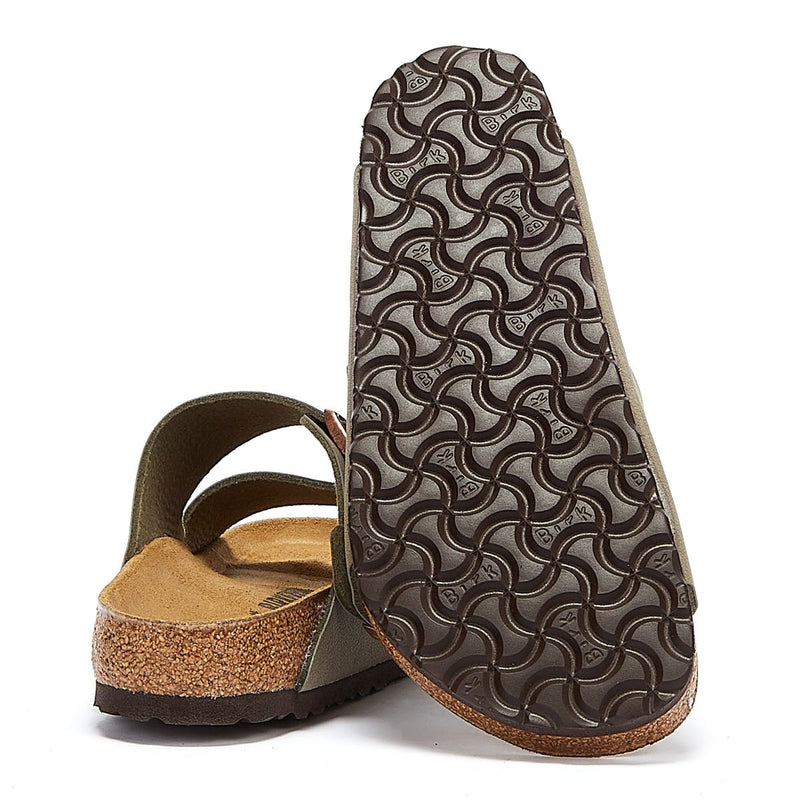 Birkenstock Arizona Birko Flor Nubuck Stone Sandales