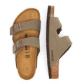 Birkenstock Arizona Birko Flor Nubuck Stone Sandales