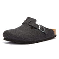 Chaussons gris Birkenstock Boston