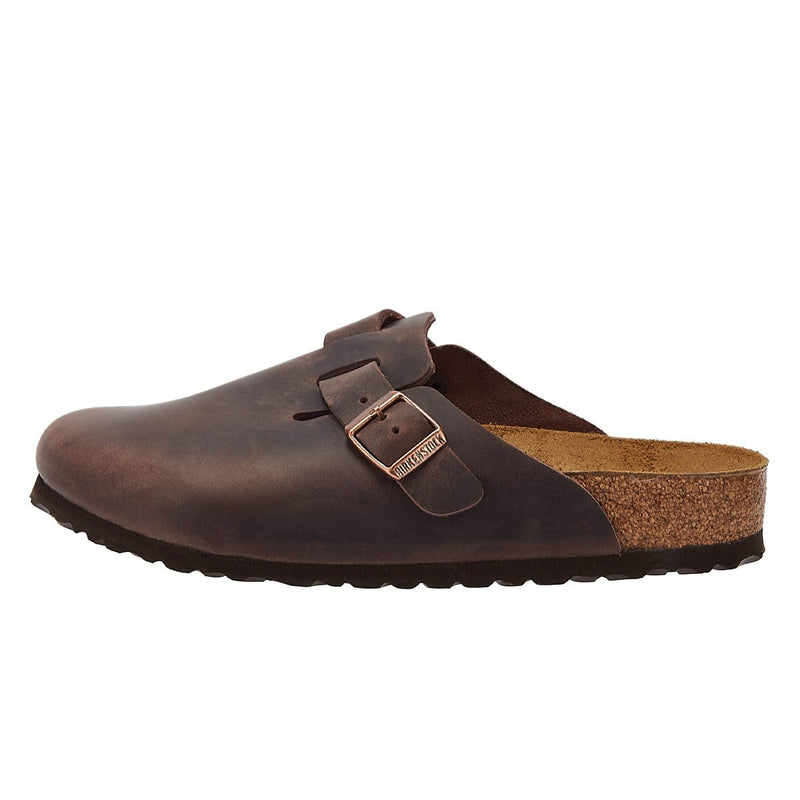 Pantoufles Birkenstock Boston Oiled Nubuck Habana