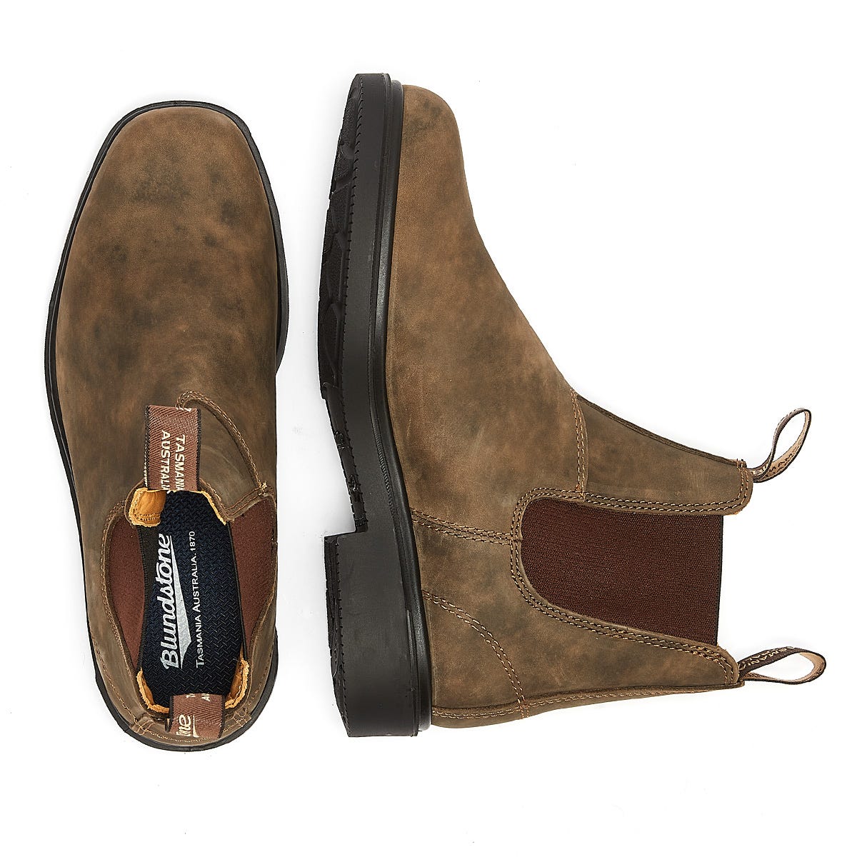 Blundstone Chelsea Dress 1306 Mens Rustic Brown Boots
