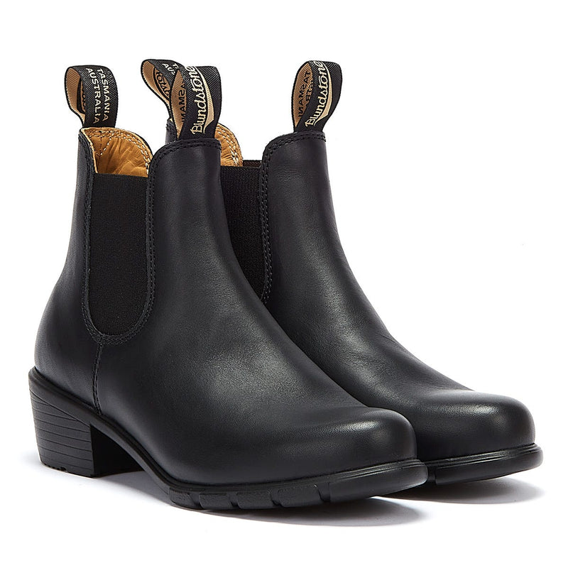 Blundstone Chelsea Heel Womens Black Boots