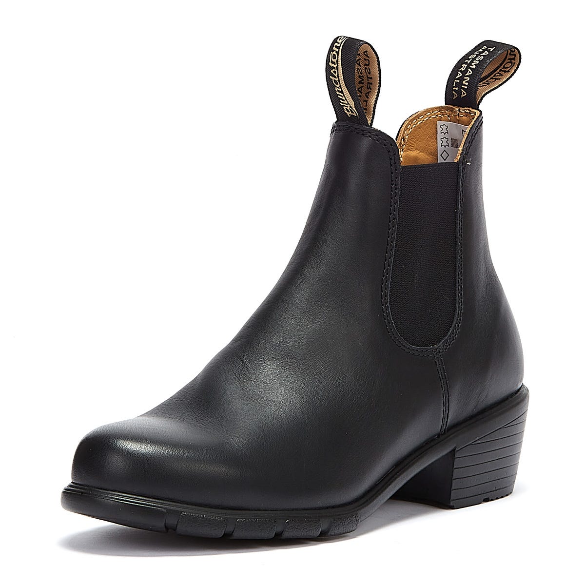Blundstone Chelsea Heel Womens Black Boots