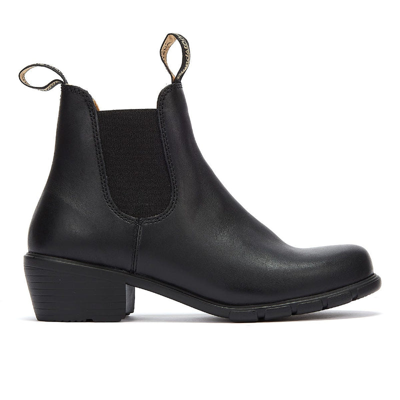 Blundstone Chelsea Heel Womens Black Boots