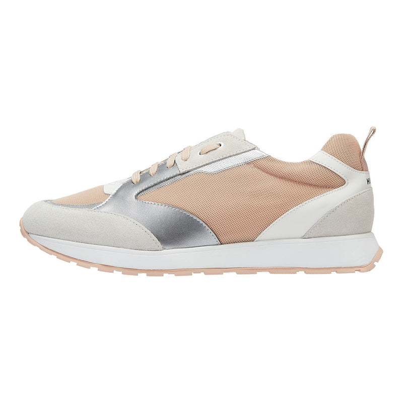 HUGO Icelin Runn Met Womens Light Beige Trainers