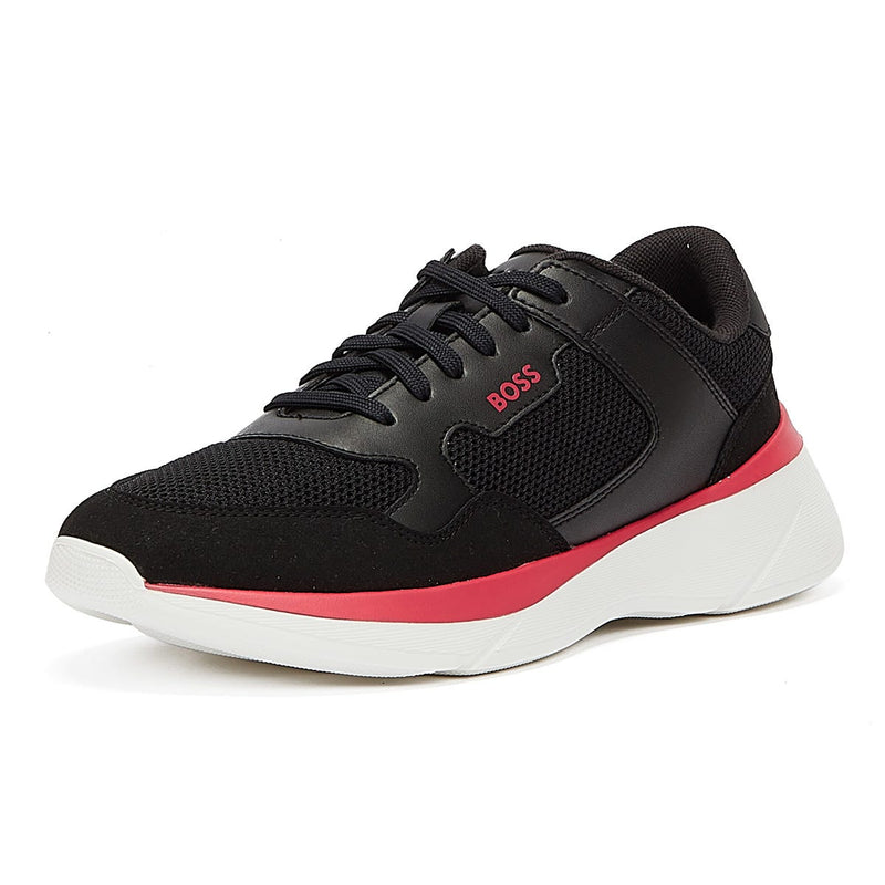 BOSS Dean Runn Womens Black Trainers