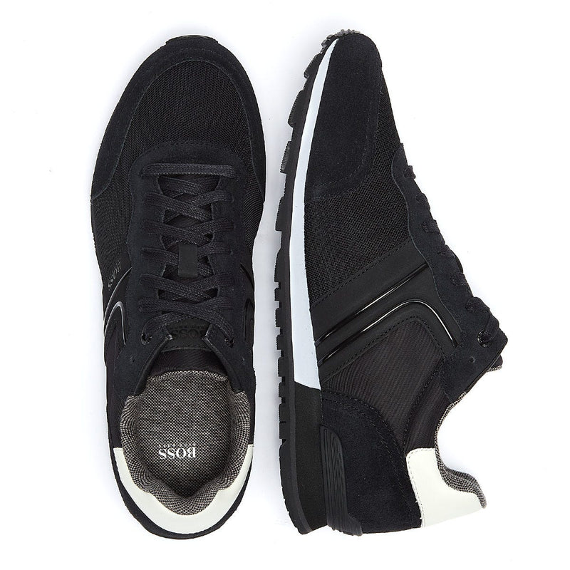 BOSS Parkour Runn Mens Black / White Trainers