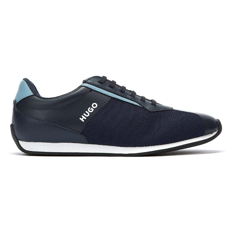 HUGO Cyden Low Mix Mens Dark Blue Trainers