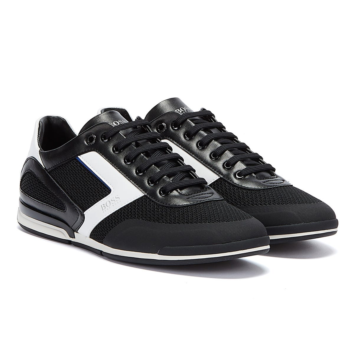 BOSS Saturn Hybrid Low Mens Black Trainers