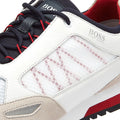 BOSS Parkour Runn Net Mens White Trainers
